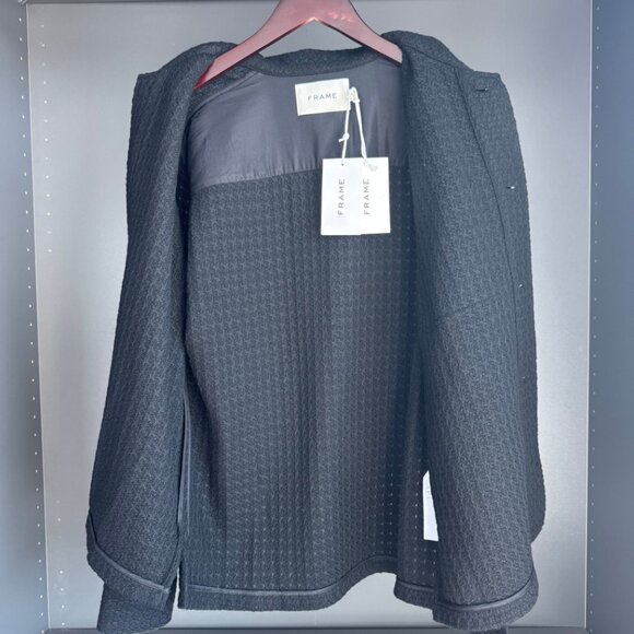 Frame Textured Shirt Jacket - Picture 4 of 6